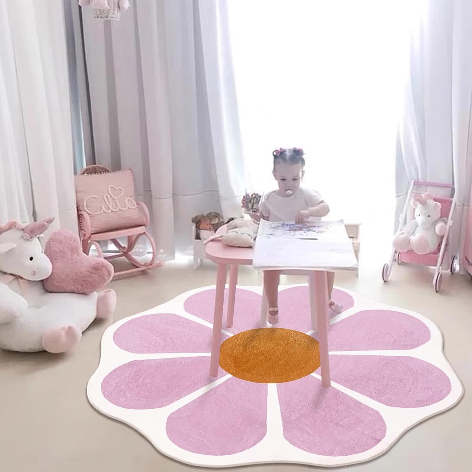 Beautiful Floral High Quality hand Tufted Rug